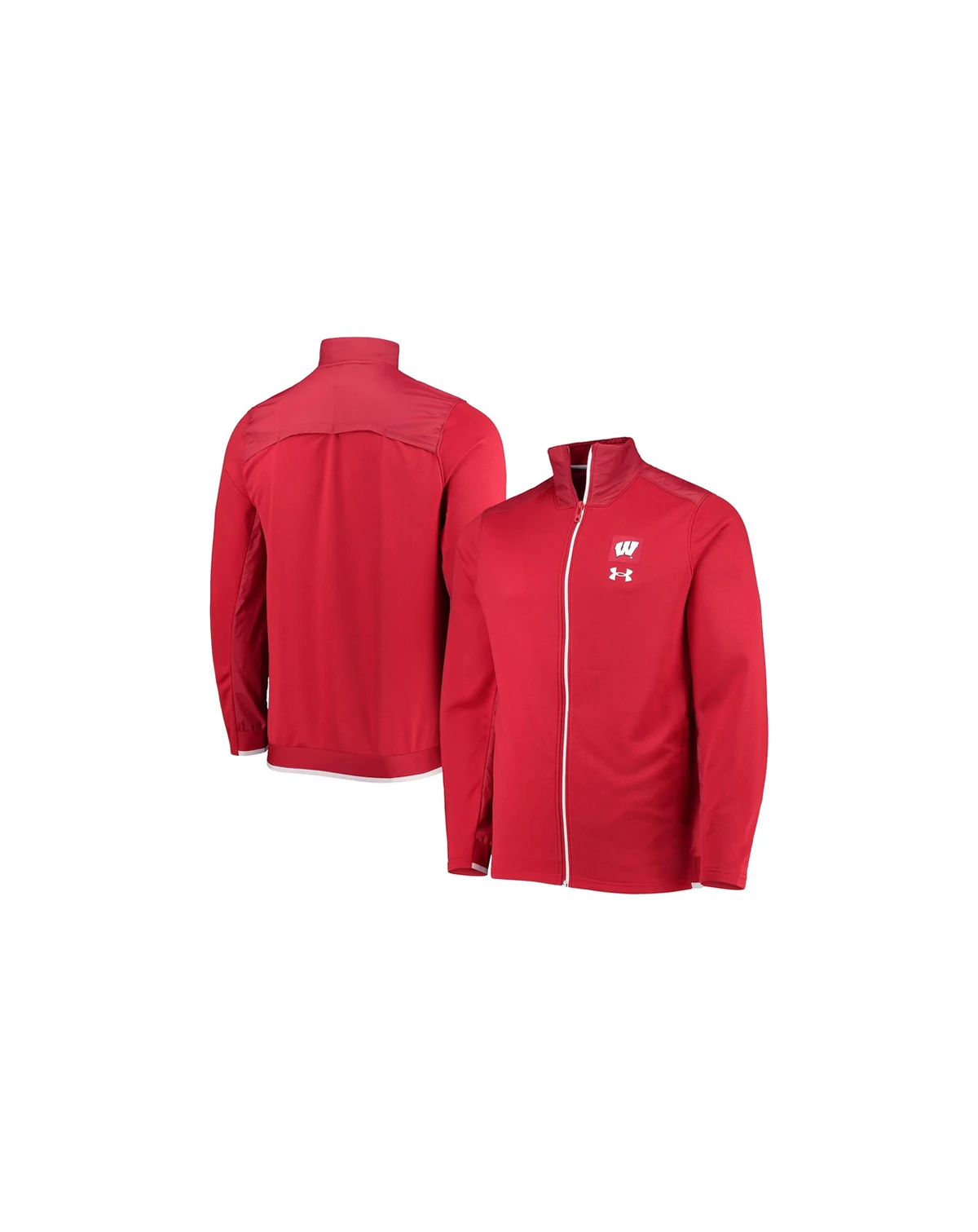 Men's Red Wisconsin Badgers 2021 Sideline Command Full-Zip Jacket