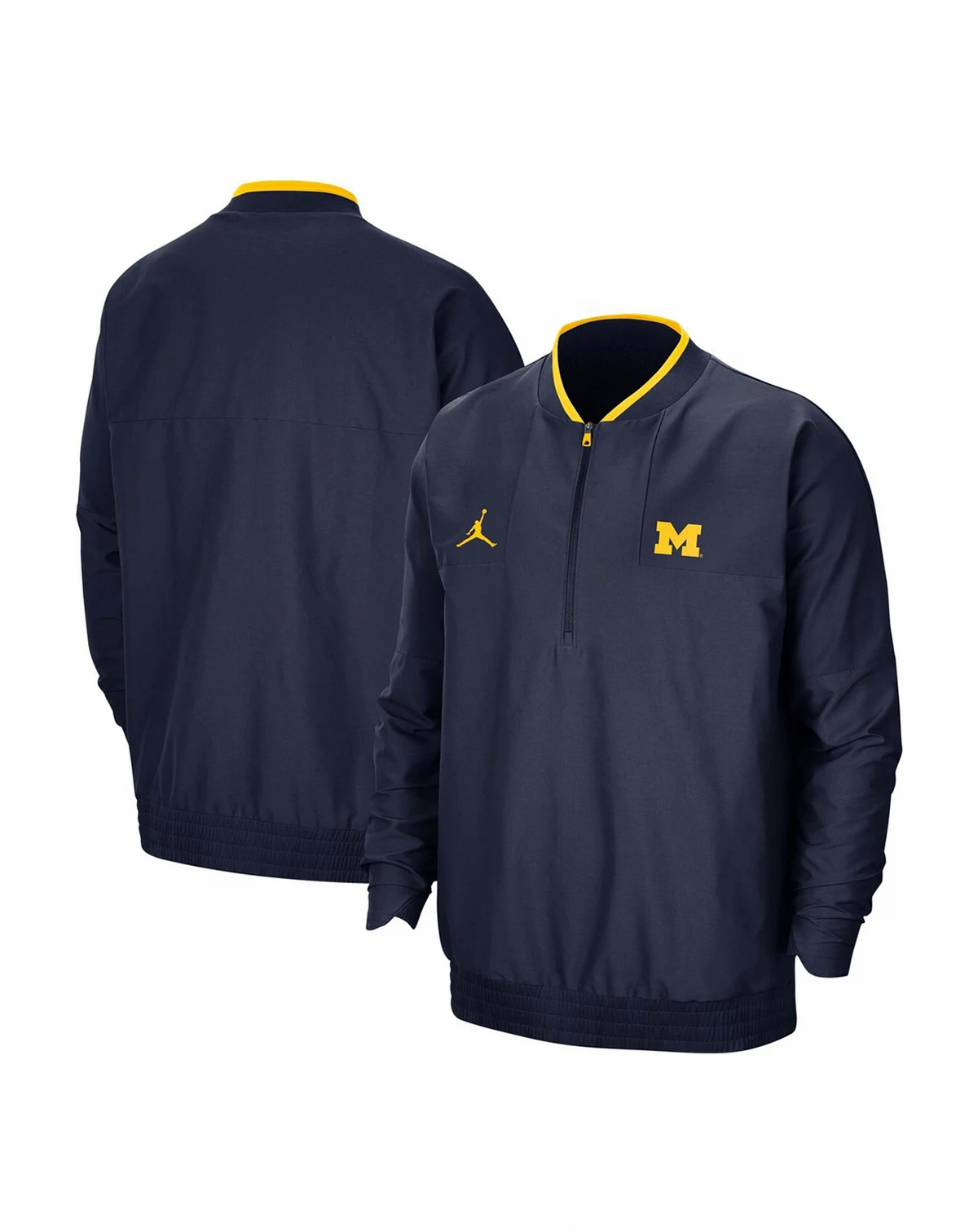 Men's Michigan Wolverines 2021 Coach Half-Zip Jacket