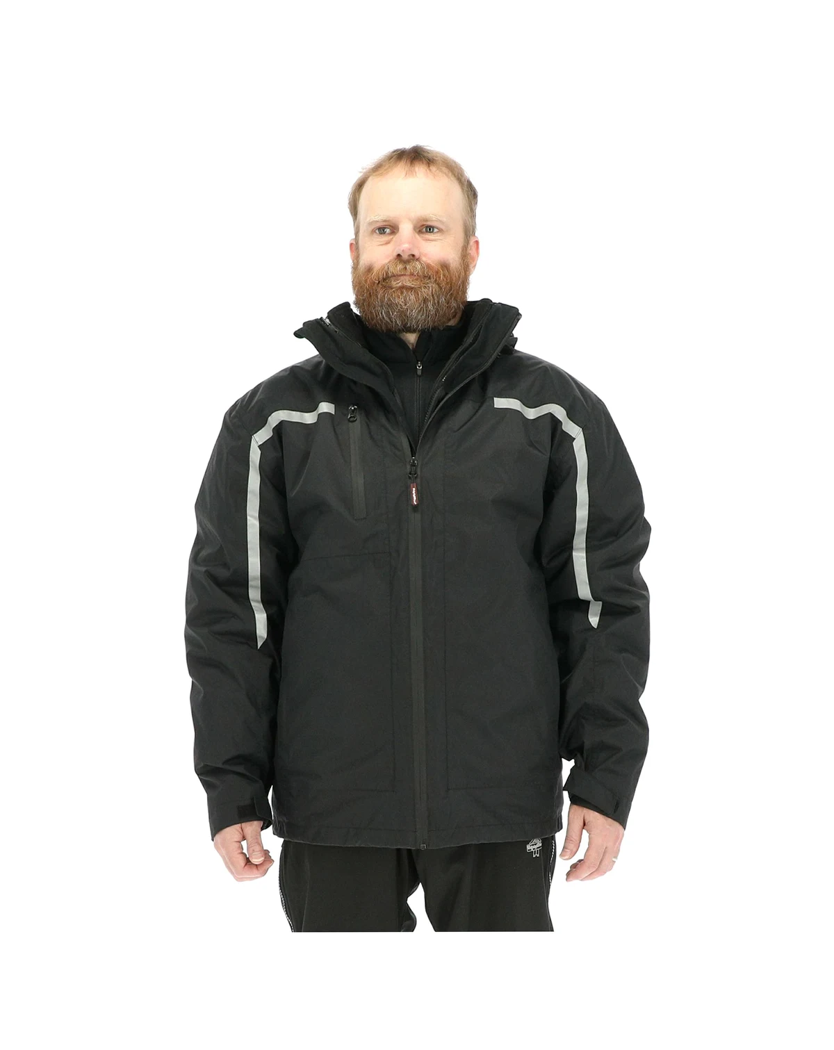 Men's 3-in-1 Rainwear Jacket Waterproof Raincoat, Versatile All-Weather Outerwear, Breathable Design