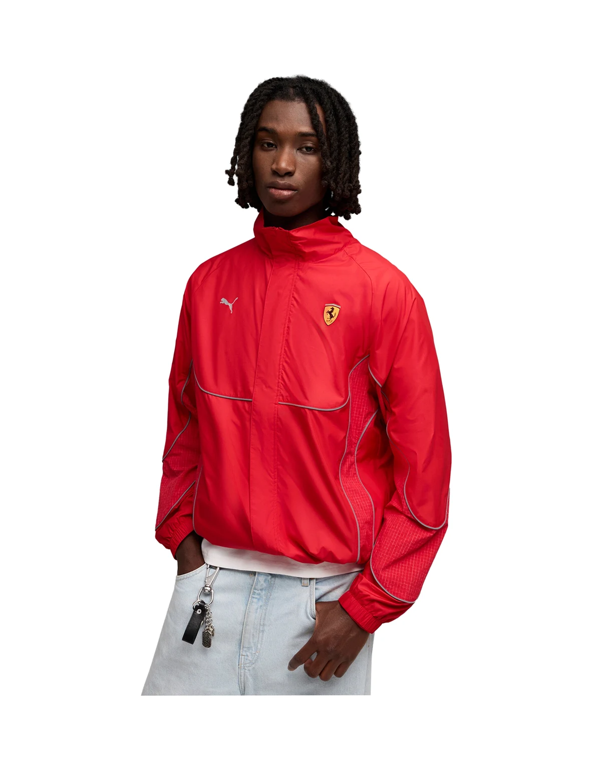 Men's Regular-Fit Zip-Collar Jacket