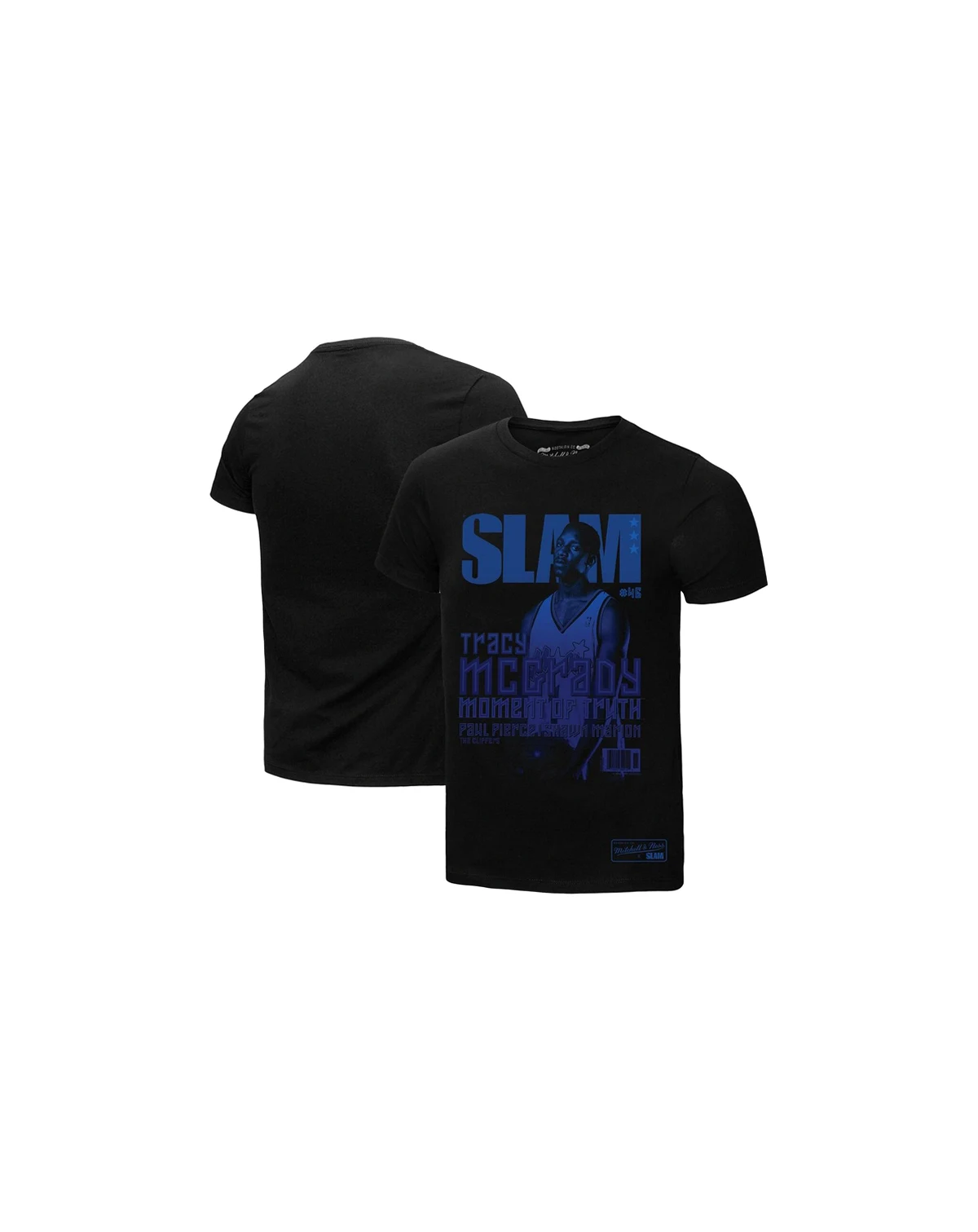 Men's Tracy McGrady Black Orlando Magic SLAM Gradient T-Shirt