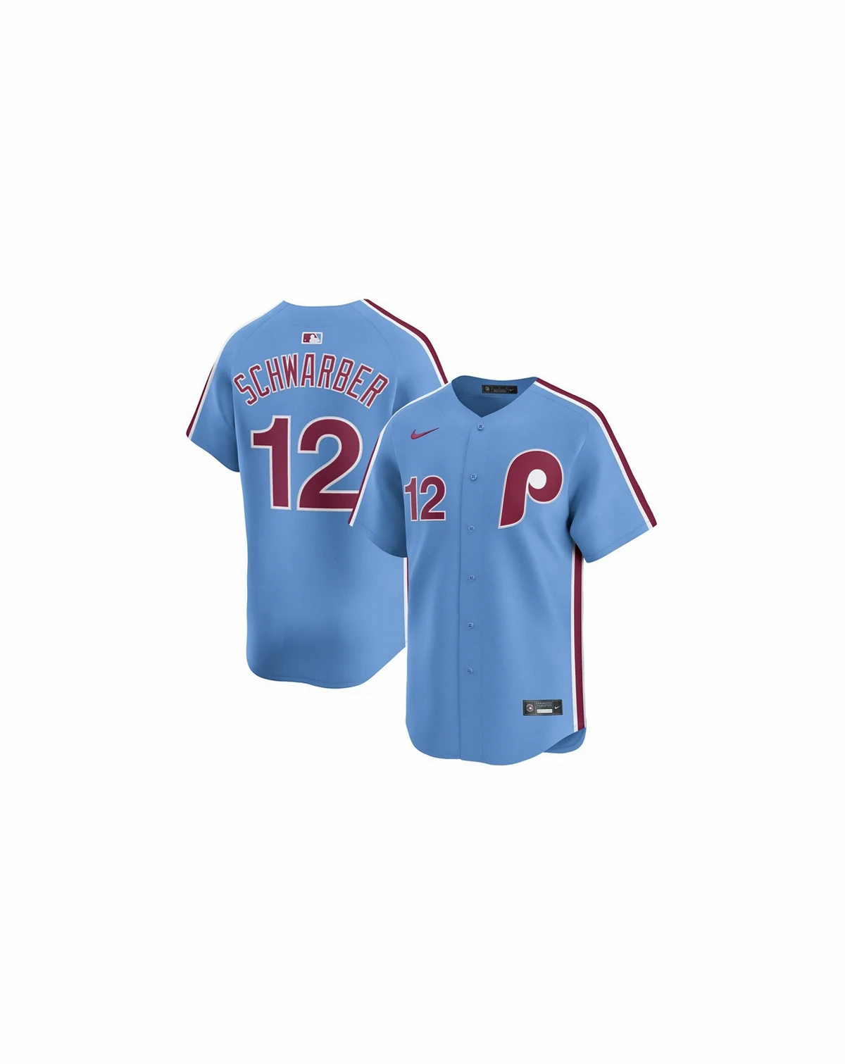 Men's Kyle Schwarber Light Blue Philadelphia Phillies Alternate Limited Jersey