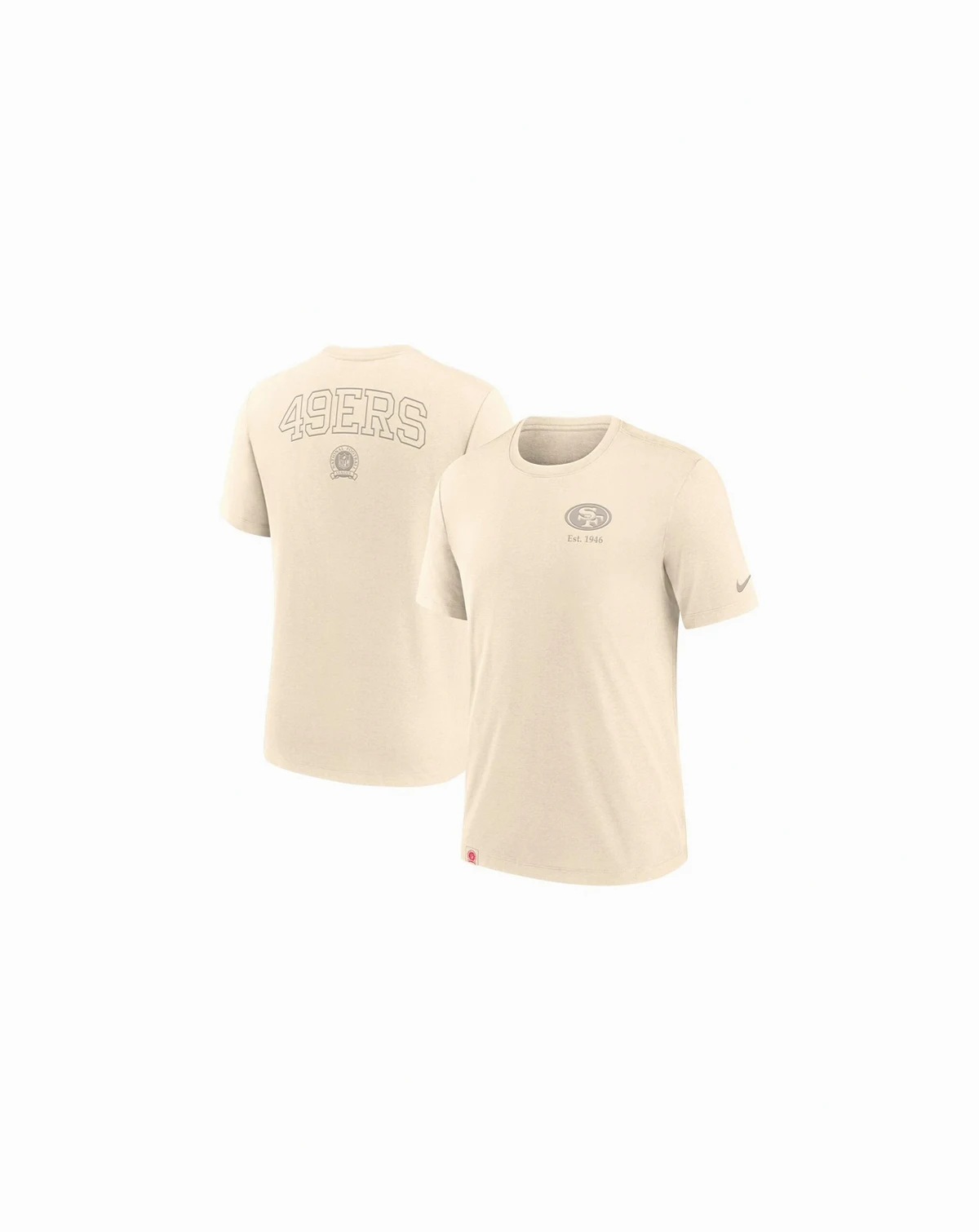 Men's Cream San Francisco 49ers Glory Tri-Blend T-Shirt