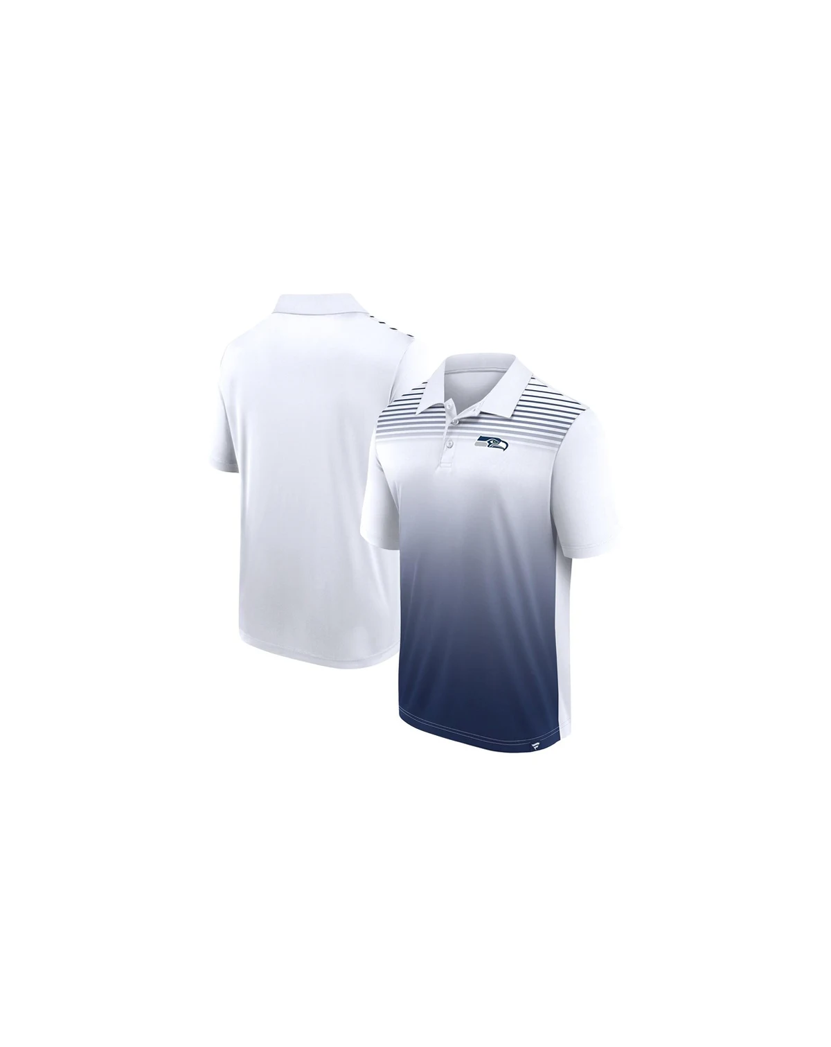 Men's White/Navy Seattle Seahawks Sandlot Game Polo Shirt
