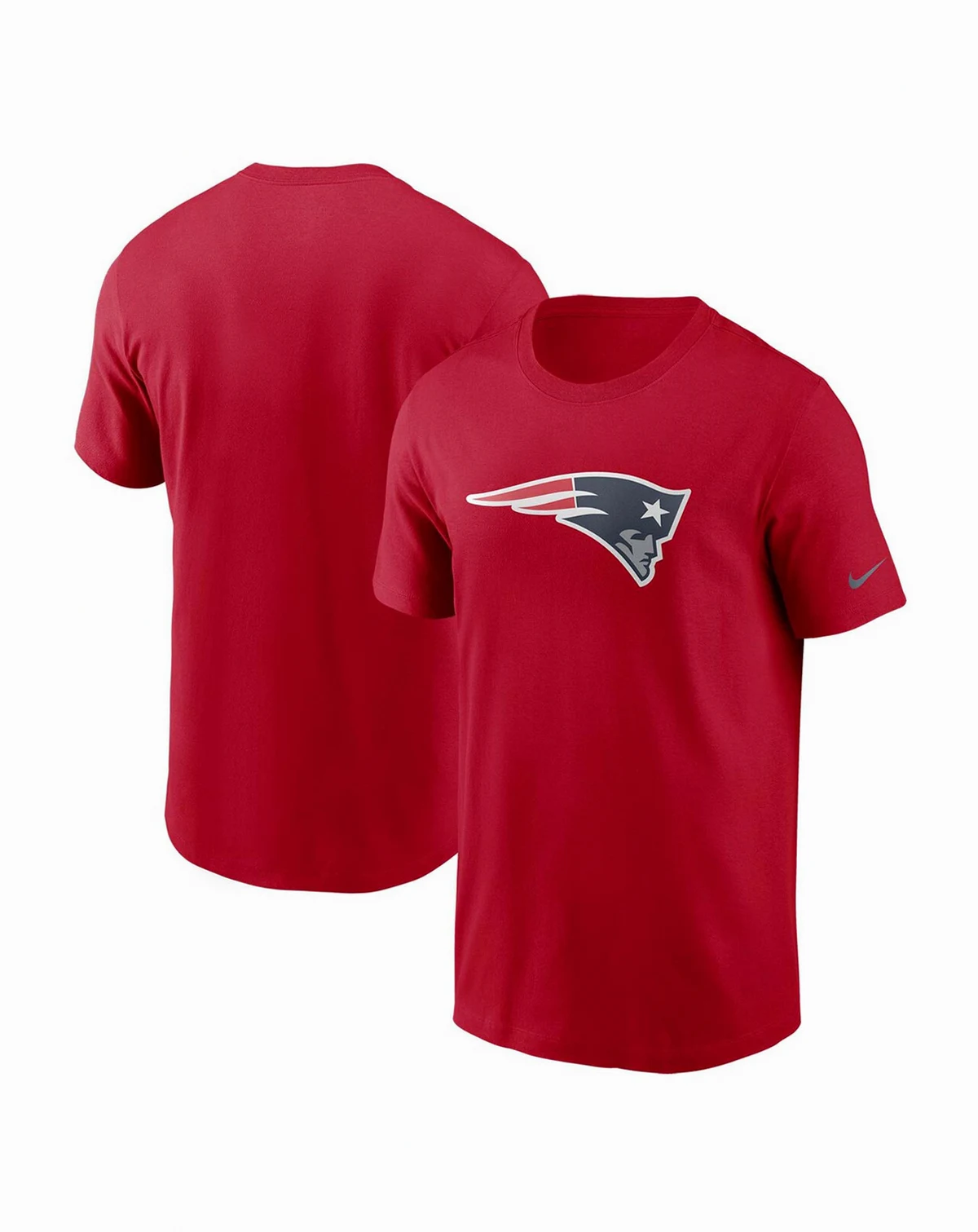 Men's Big and Tall Red New England Patriots Primary Logo T-shirt