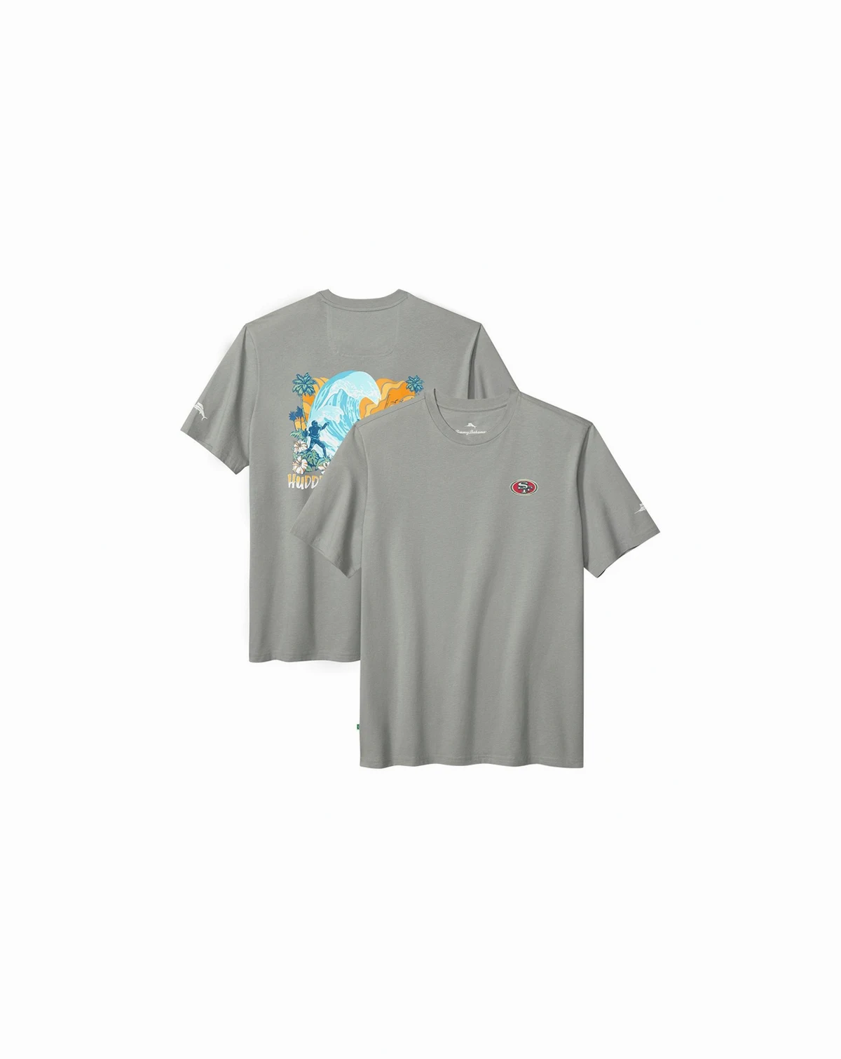 Men's Gray San Francisco 49ers Huddle Hang Tens T-Shirt