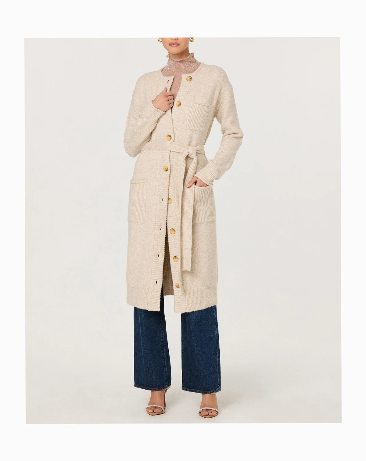 Women's Meris Duster Crewneck Sweater