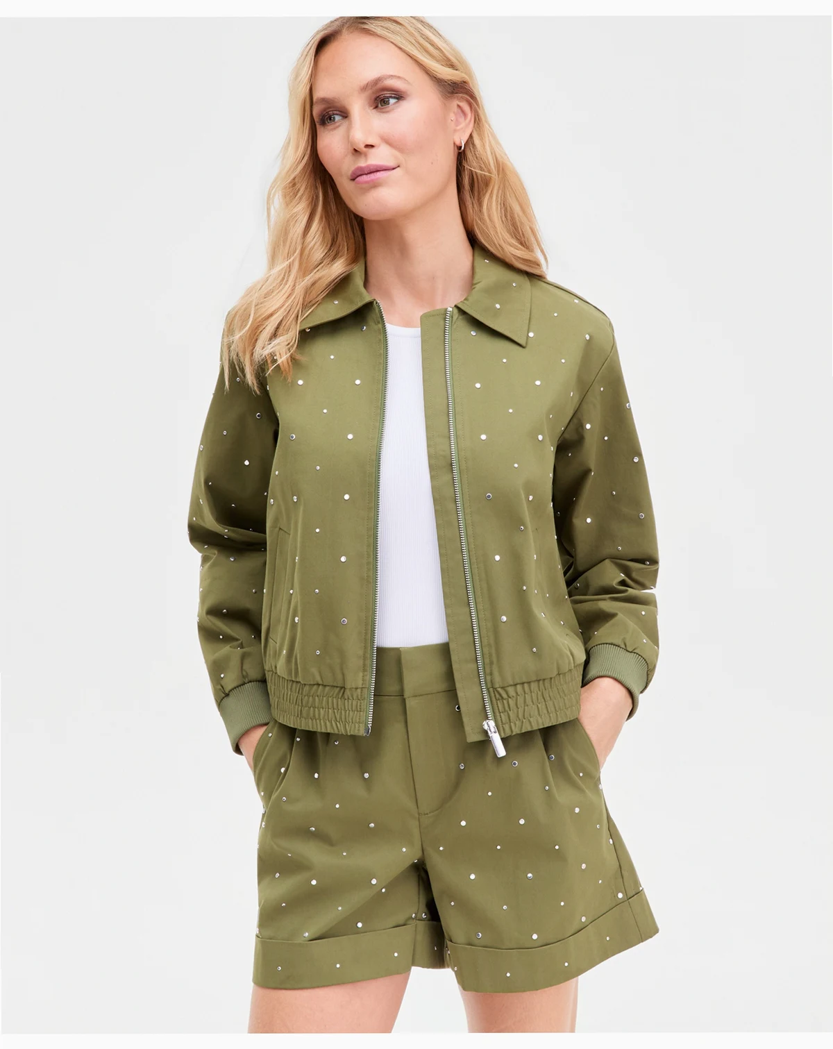 Women's Studded Utility Jacket, Macy's Exclusive