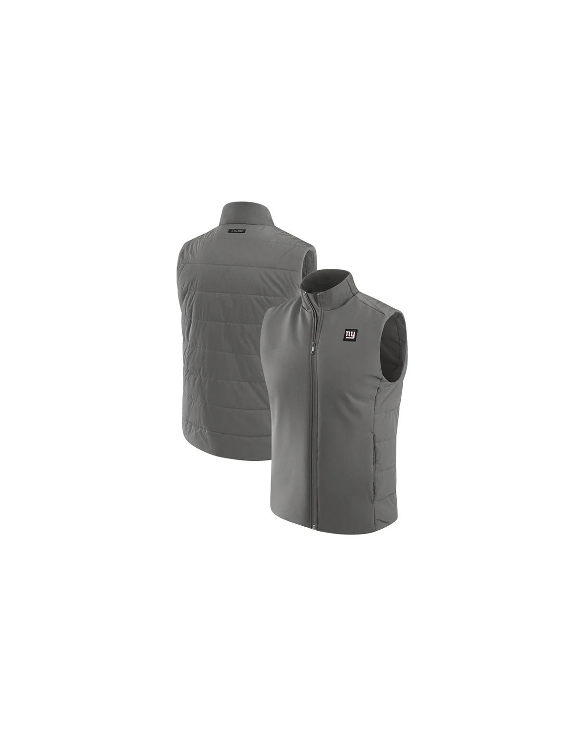 Men's Graphite New York Giants Front Office Full-Zip Vest