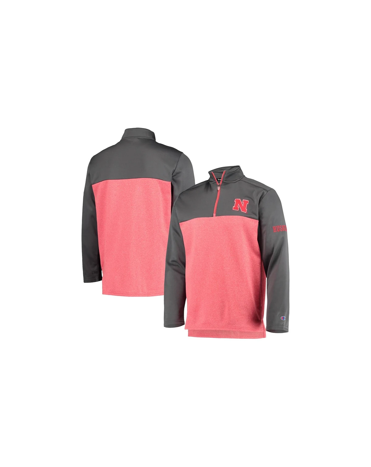 Men's Scarlet Nebraska Huskers Gameday Quarter-Zip Jacket