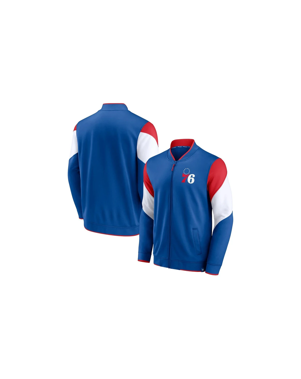 Men's Royal Philadelphia 76Ers League Best Performance Full-Zip Jacket