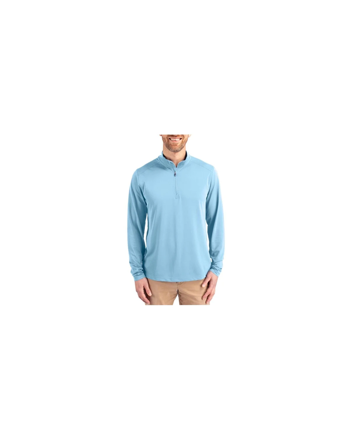 Men's Virtue Eco Pique Recycled Quarter Zip Pullover