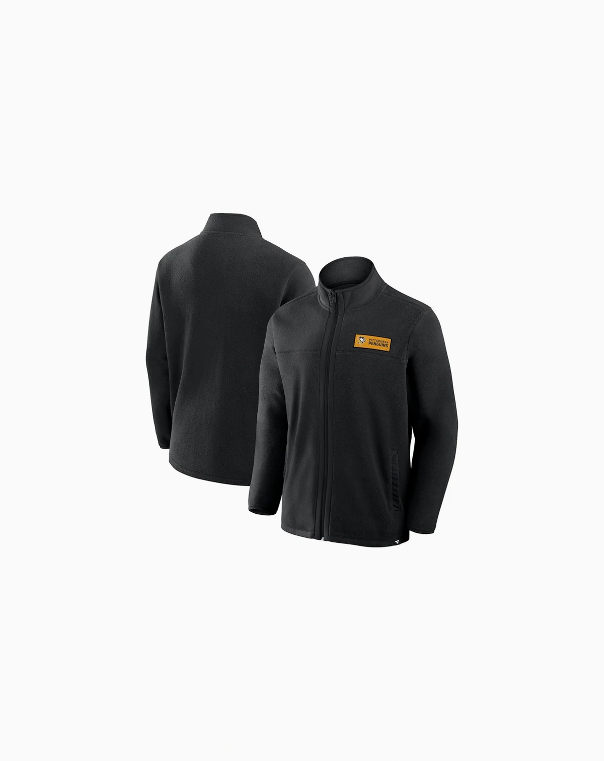 Men's Black Pittsburgh Penguins Home Ice Fleece Full-Zip Jacket