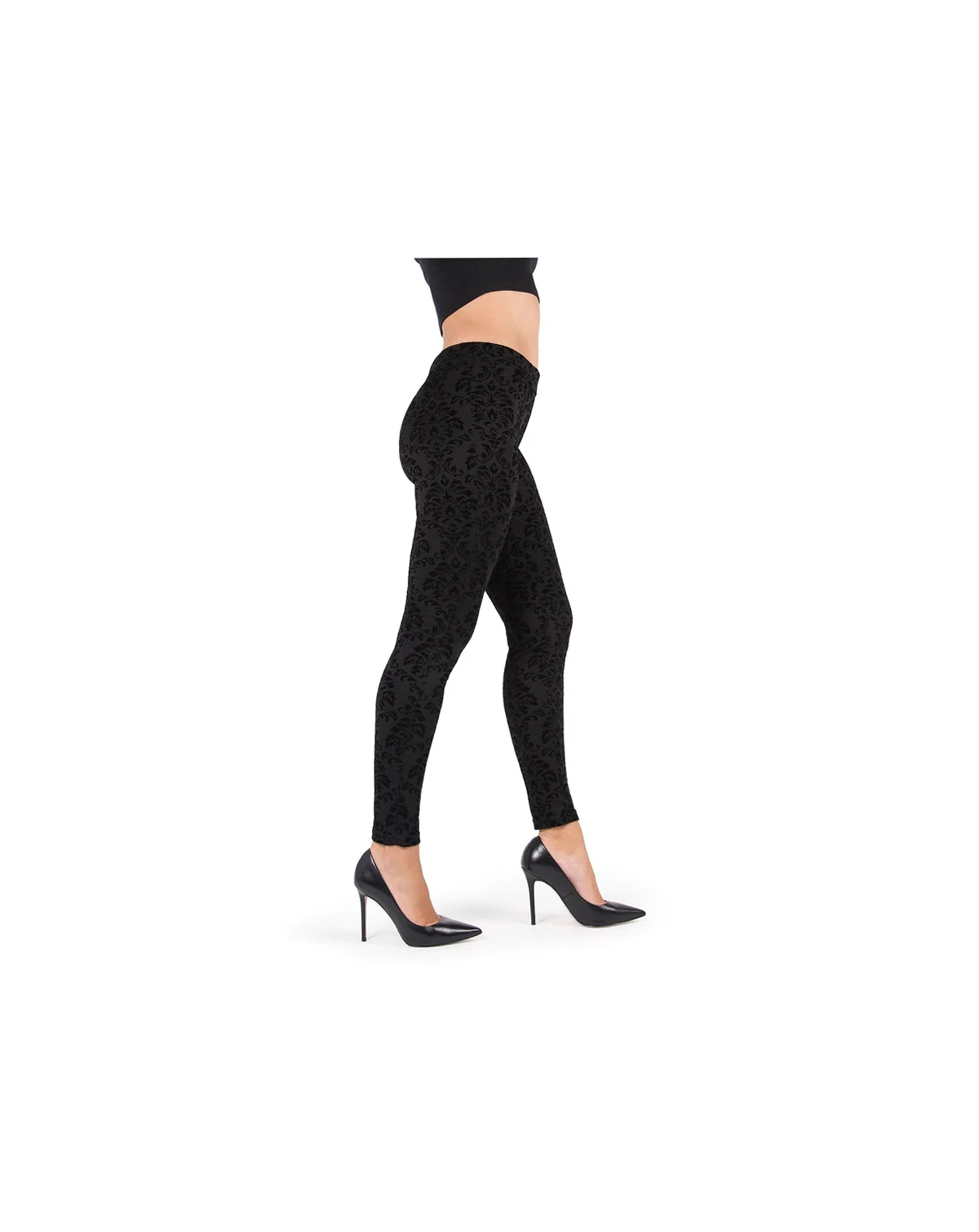 Women's Velvet Glory Damask Leggings