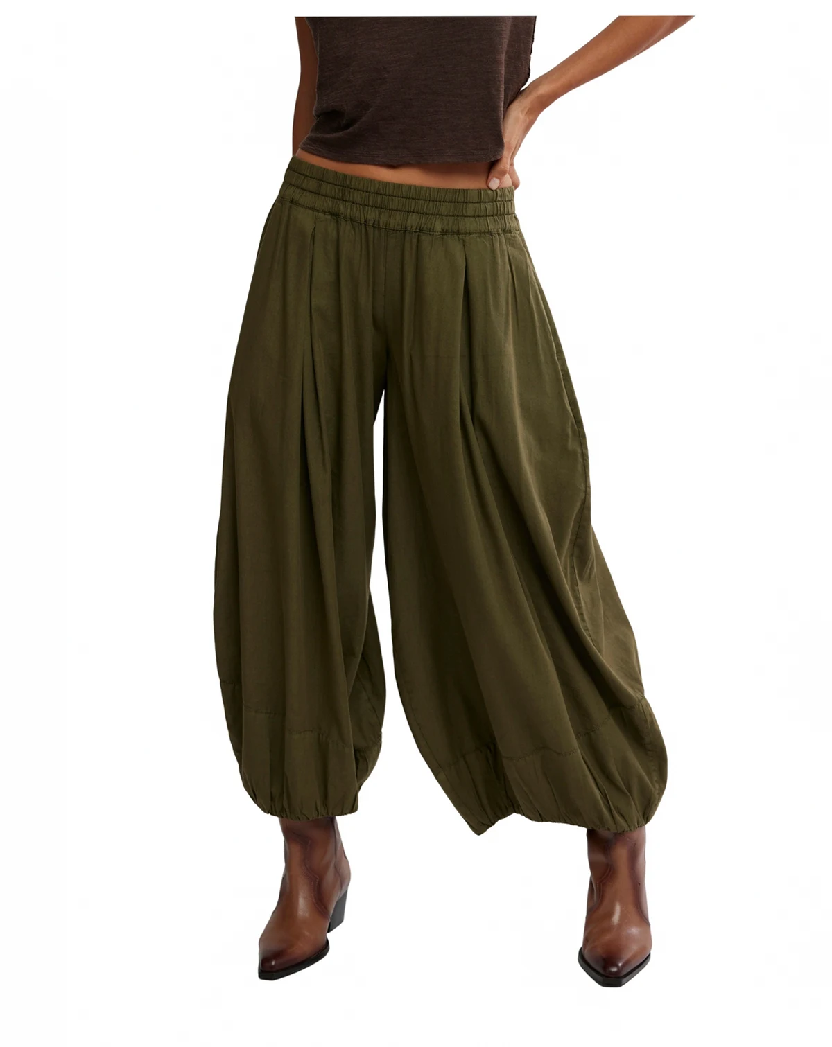 Women's Moonflower Solid Balloon Pants