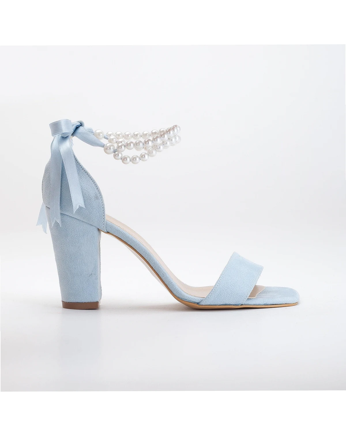 Melissa Block Heels Sandals with Pearls