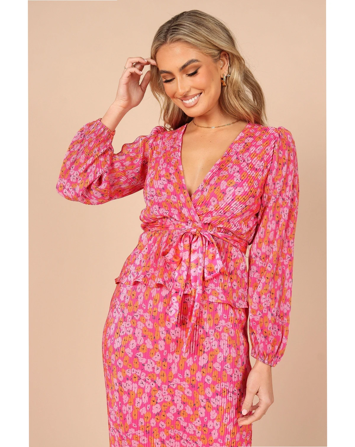 Women's Minelli Pleat Top