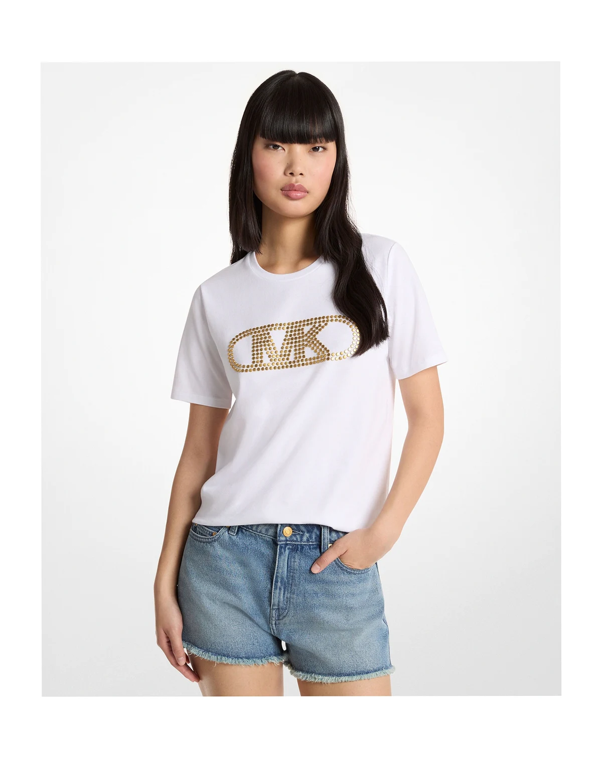 Women's Empire Stud Classic Crewneck T-Shirt