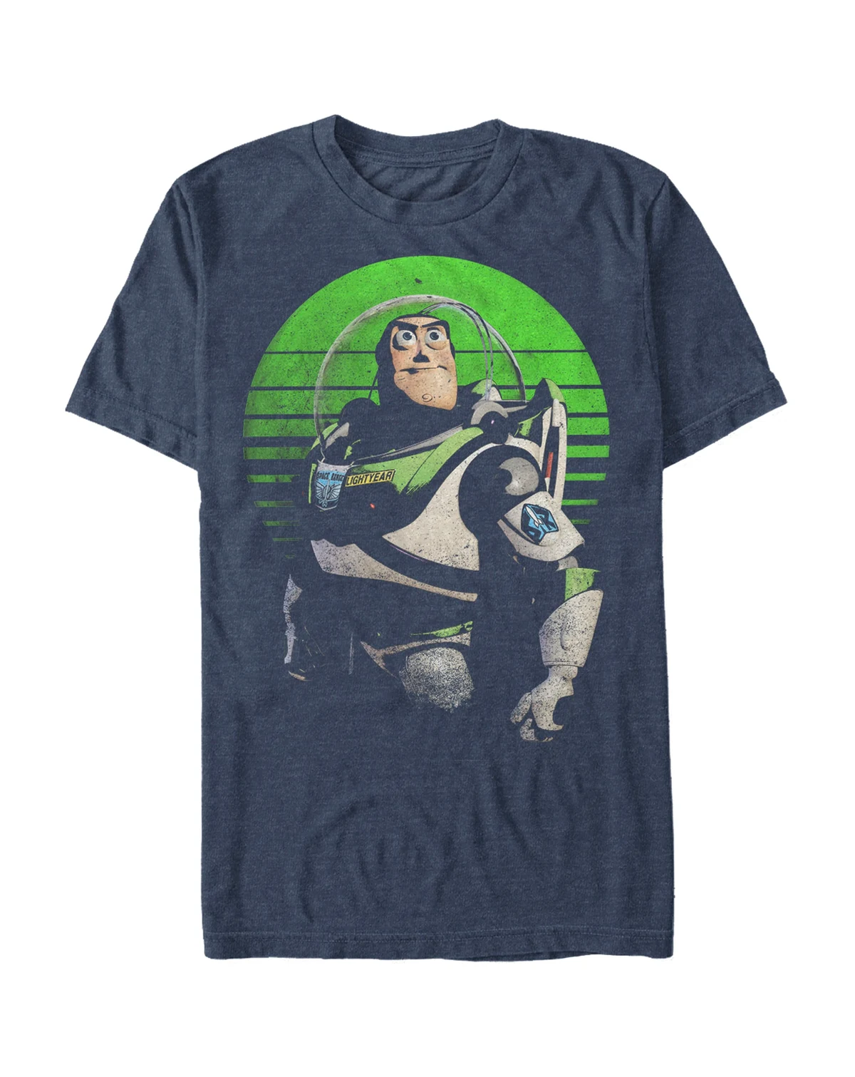 Disney Pixar Men's Toy Story Buzz Sight on Stars Short Sleeve T-Shirt