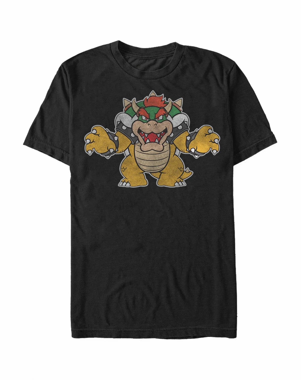 Nintendo Men's Super Mario Just Bowser Short Sleeve T-Shirts