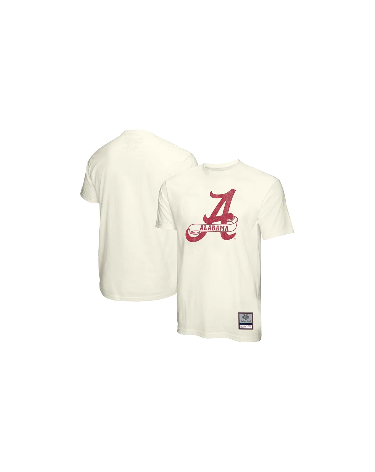 Men's Cream Alabama Crimson Tide Vintage Tone T-Shirt