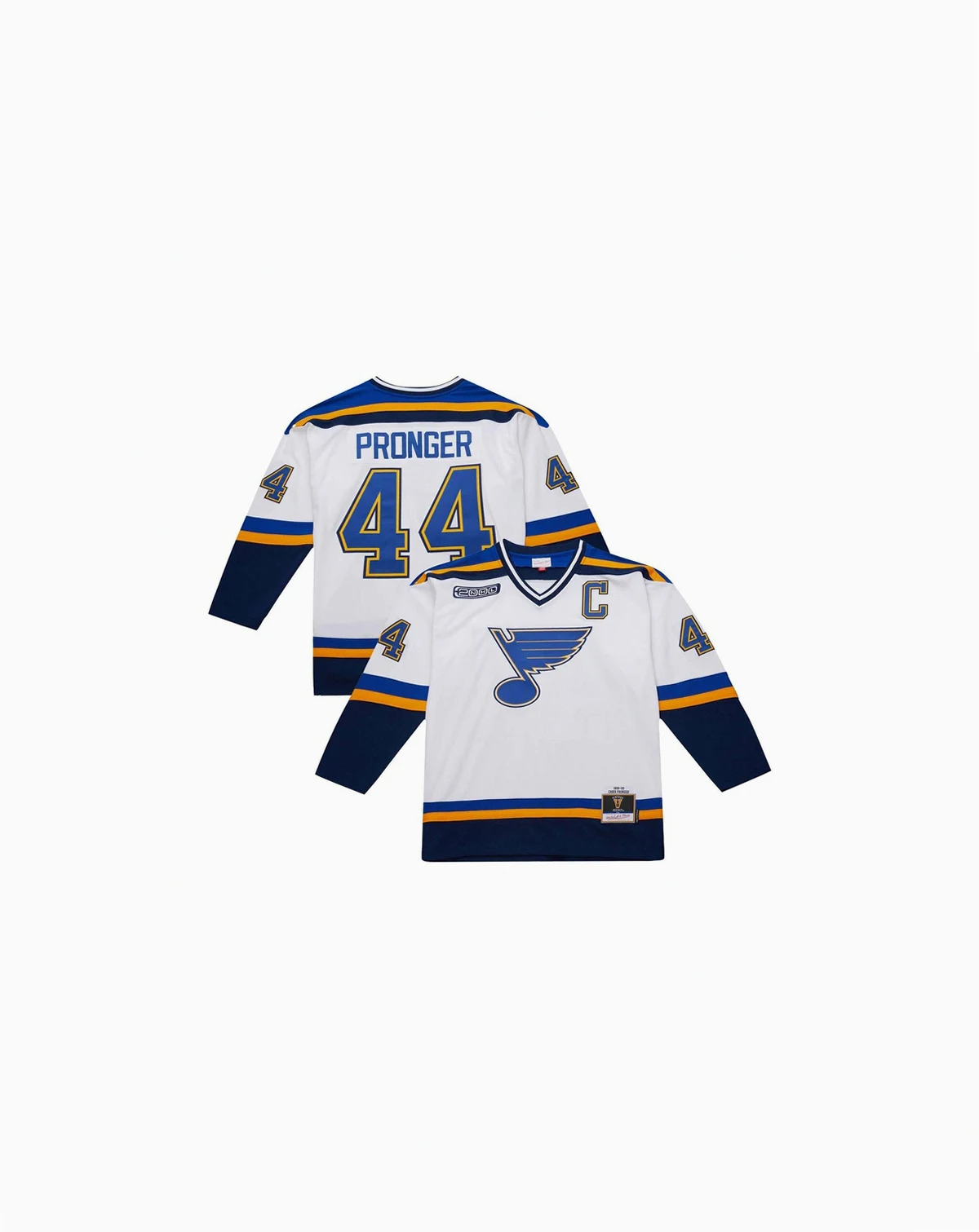 Men's Chris Pronger White St. Louis Blues 1999-00 Power Play Jersey