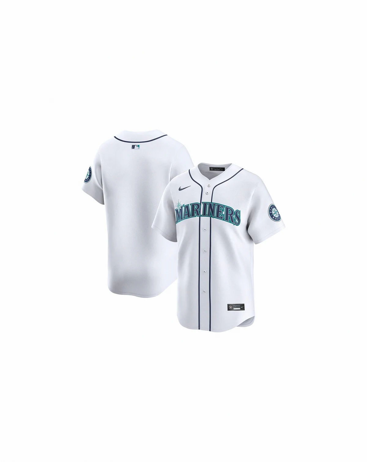 Men's White Seattle Mariners Home Limited Jersey