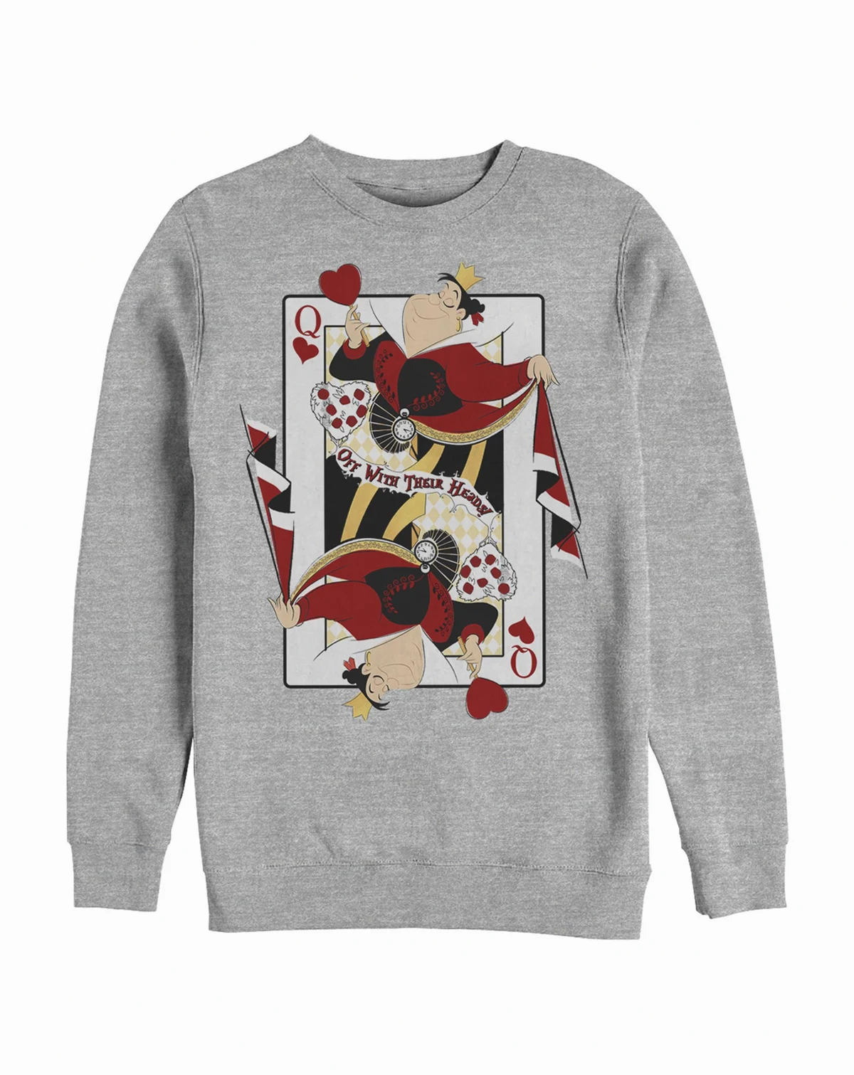 Men's Queen Of Hearts Long Sleeve T-Shirt