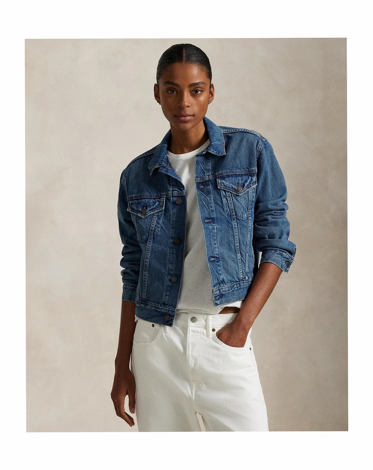 Women's Denim Trucker Jacket