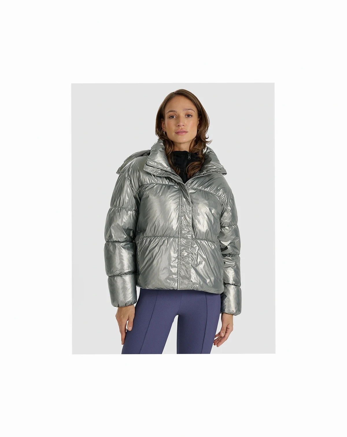 Women's Down Jacket With Synthetic Filling