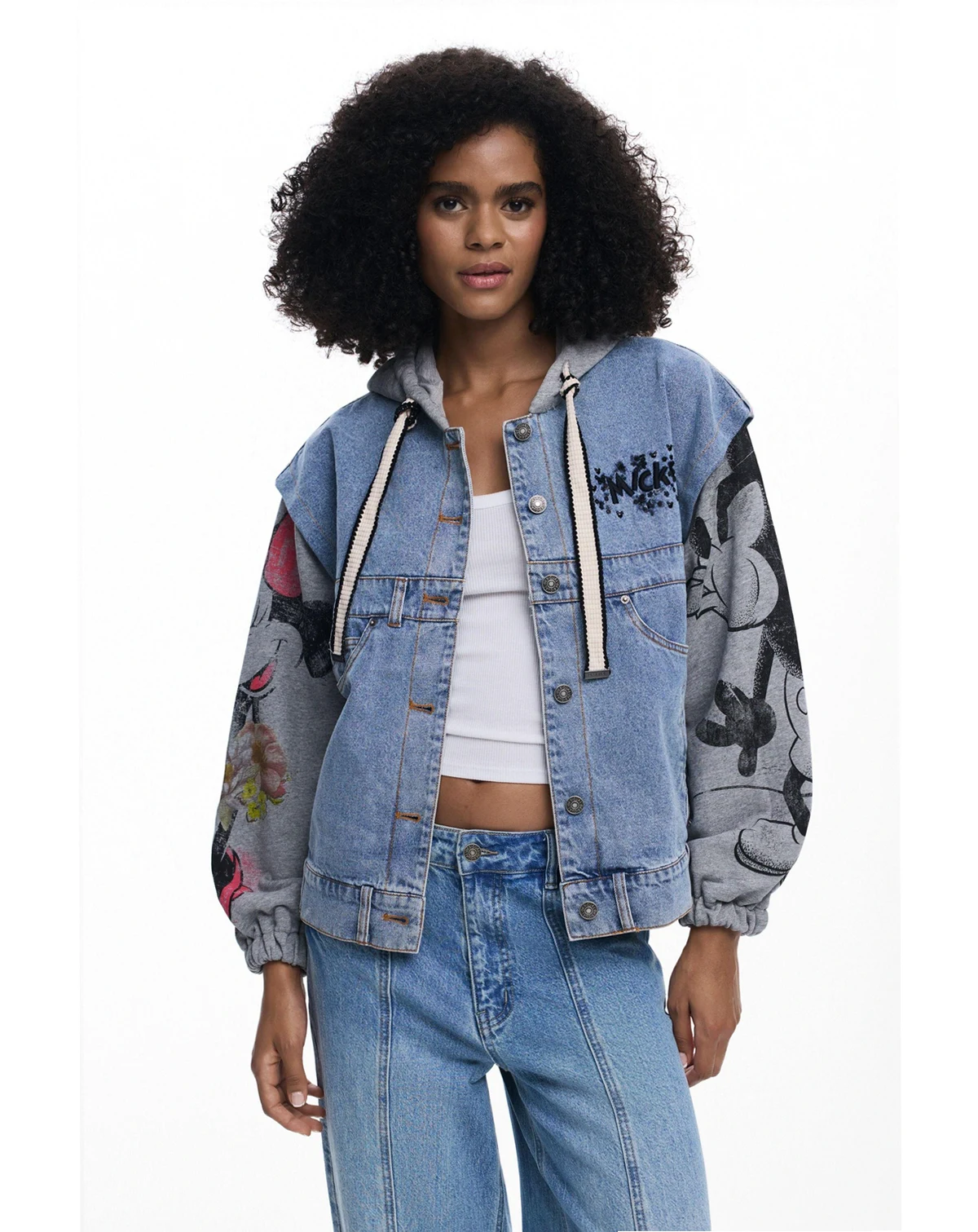 Women's Mickey Mouse denim jacket