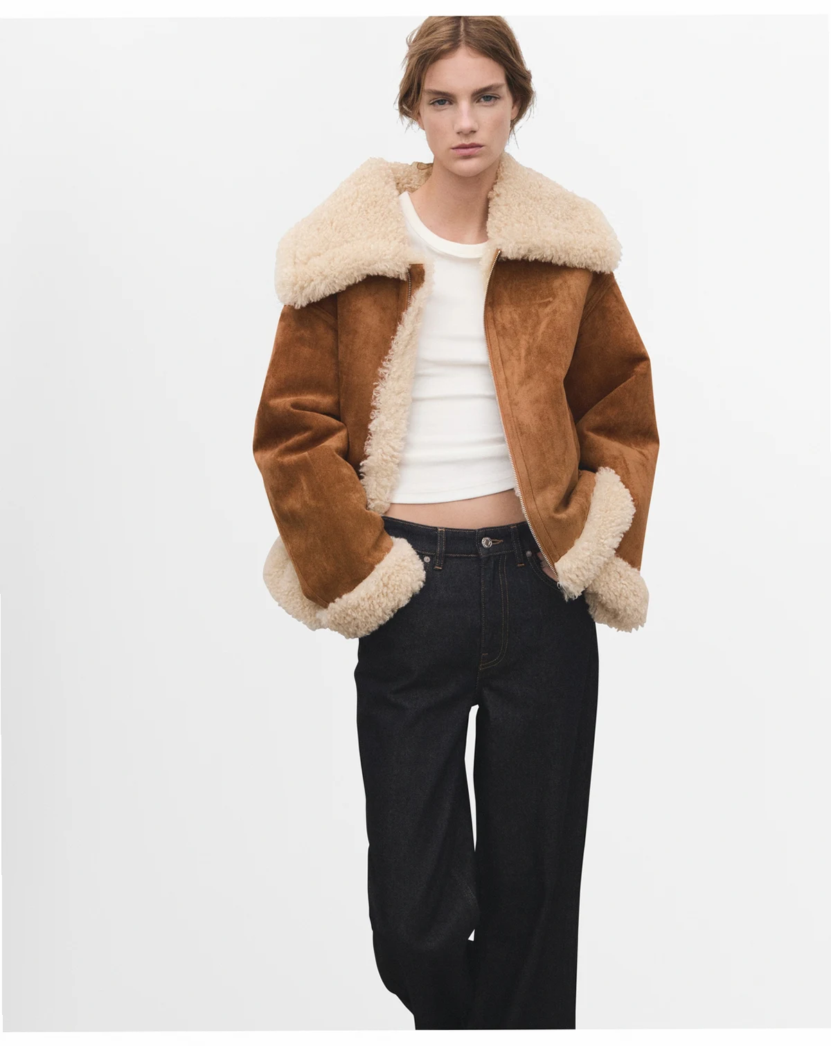 Women's Double-Faced Shearling Jacket