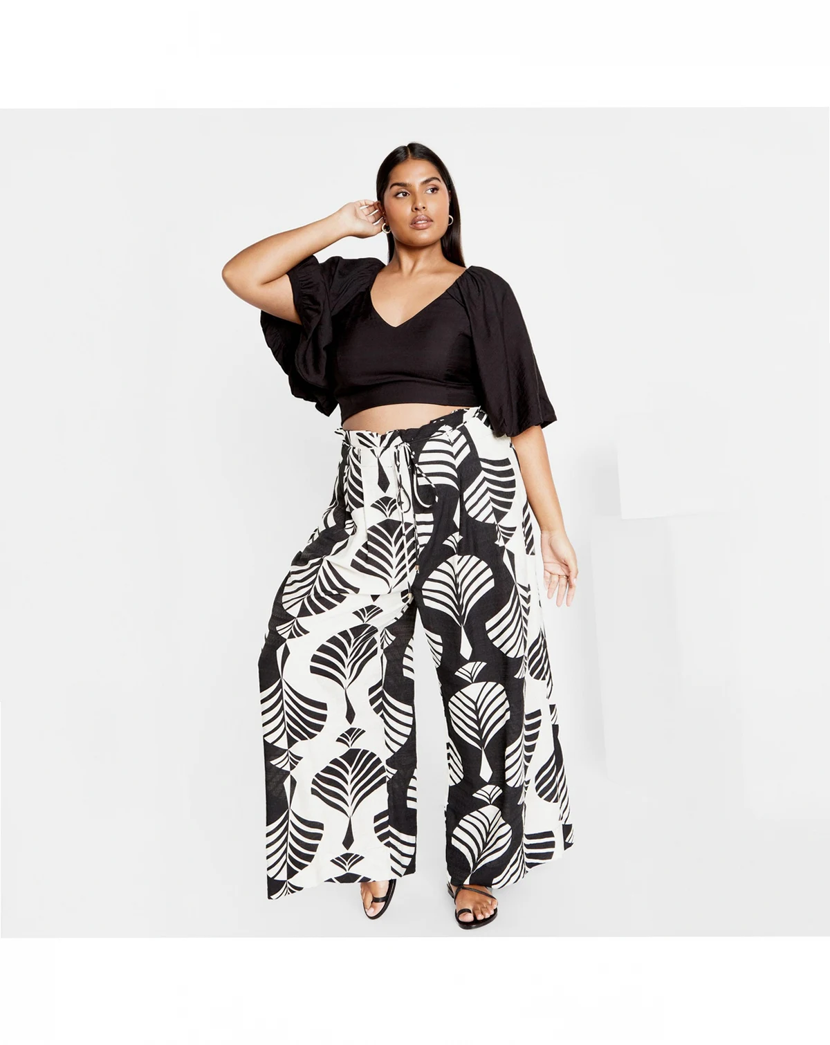 Plus Size Peta Print Pant