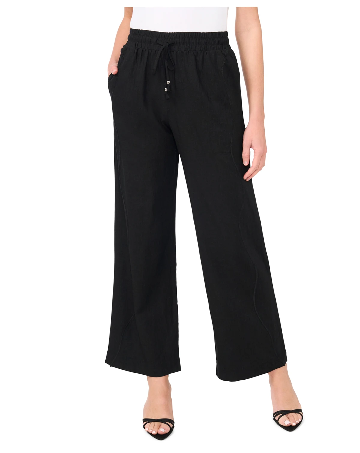 Women's Pull-On Wide-Leg Drawstring Pant