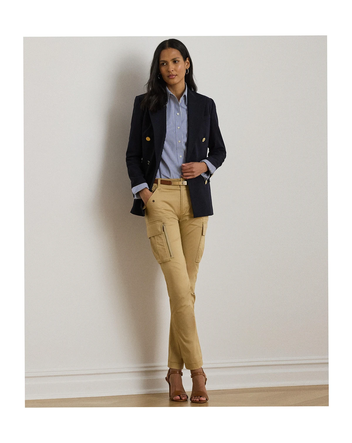 Women's Cotton Sateen Cargo Pant