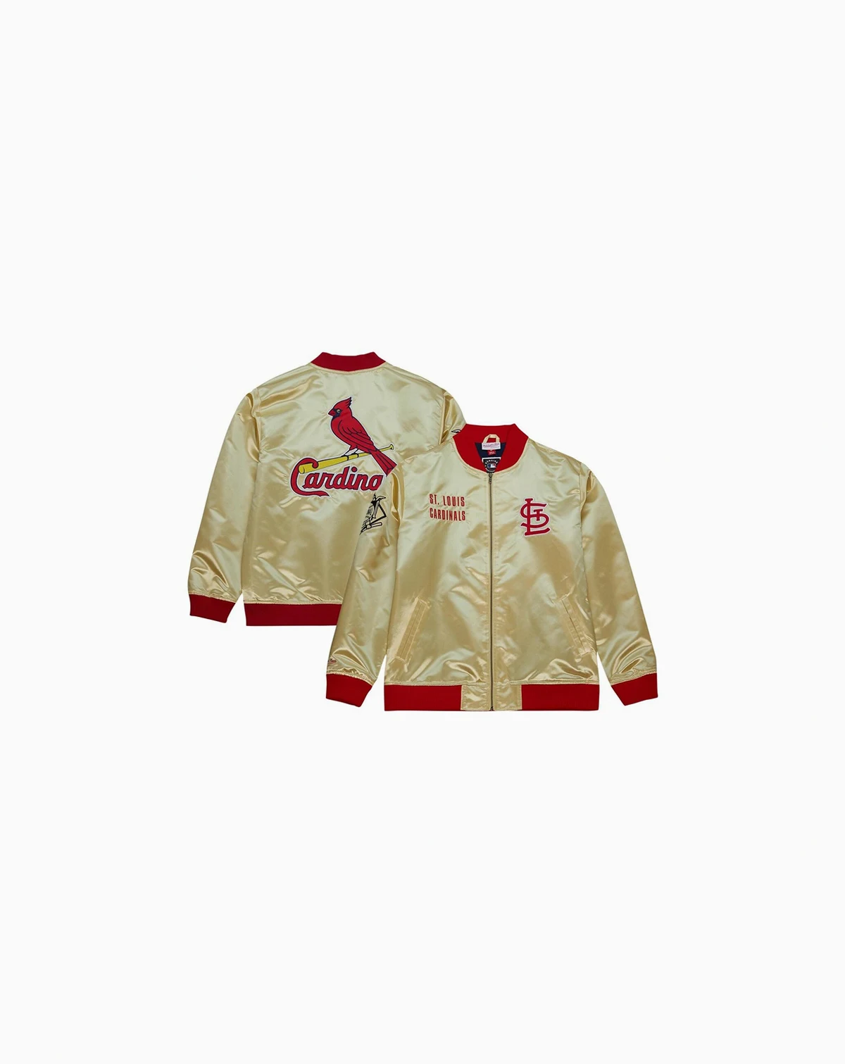 Men's Gold St. Louis Cardinals OG 2.0 Lightweight Satin Full-Zip Jacket