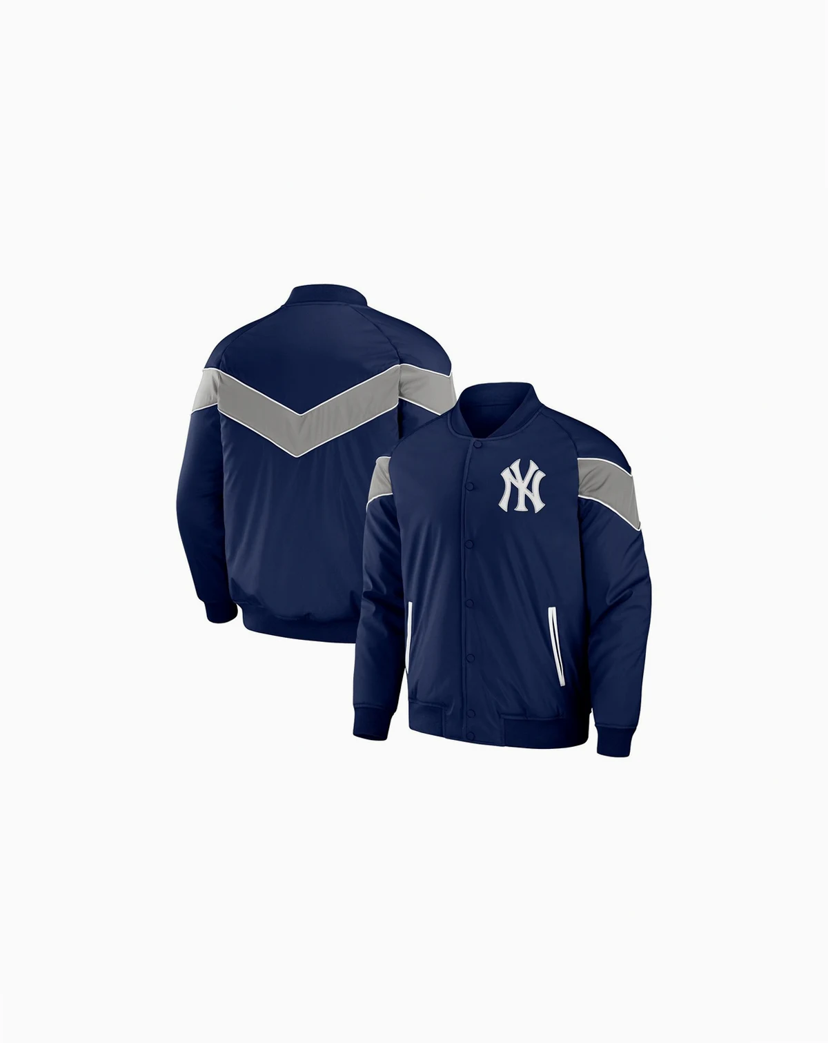 Men's Darius Rucker Collection by Navy New York Yankees Baseball Raglan Full-Snap Jacket