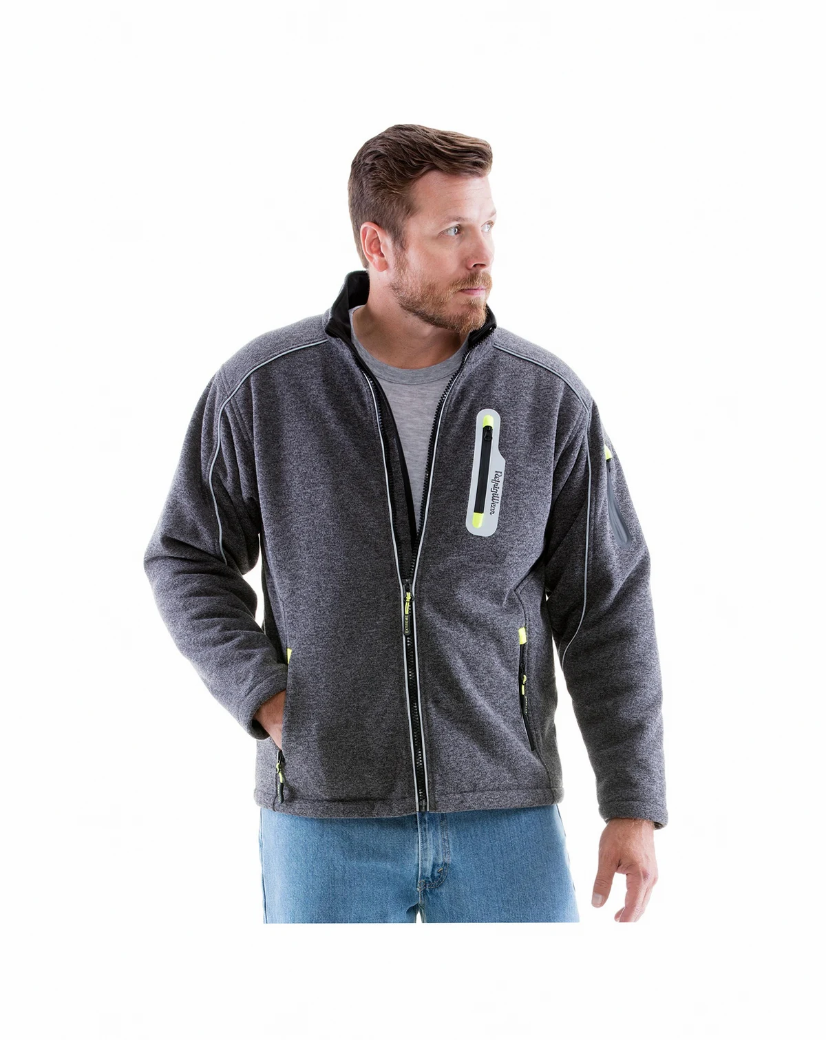 Big & Tall Extreme Sweater Jacket - 10°F Comfort, Insulated, Windproof, Water-Repellent, Durable Workwear for Extreme Cold Weather