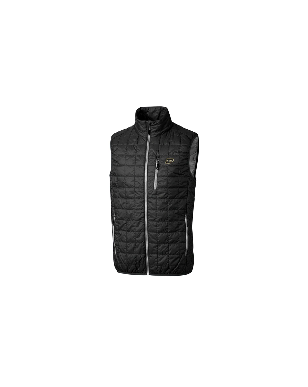 Men's Black Purdue Boilermakers Rainier Full-Zip Vest