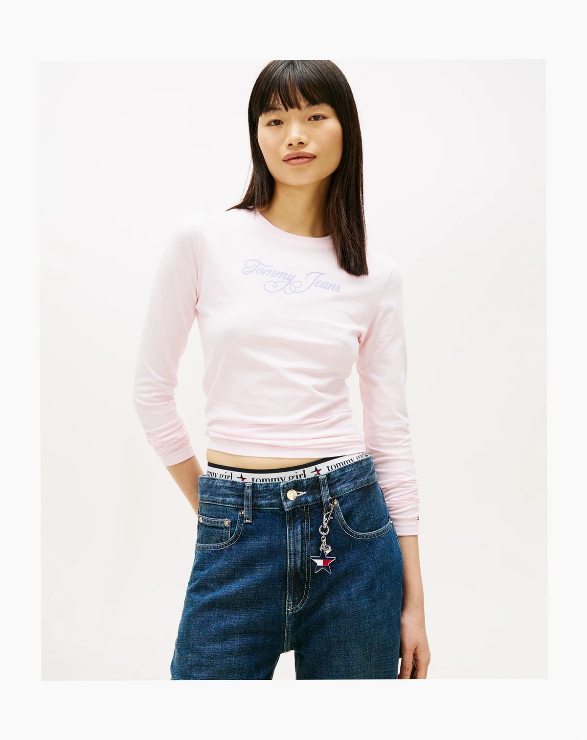 Women's Long-Sleeve Script Logo T-Shirt