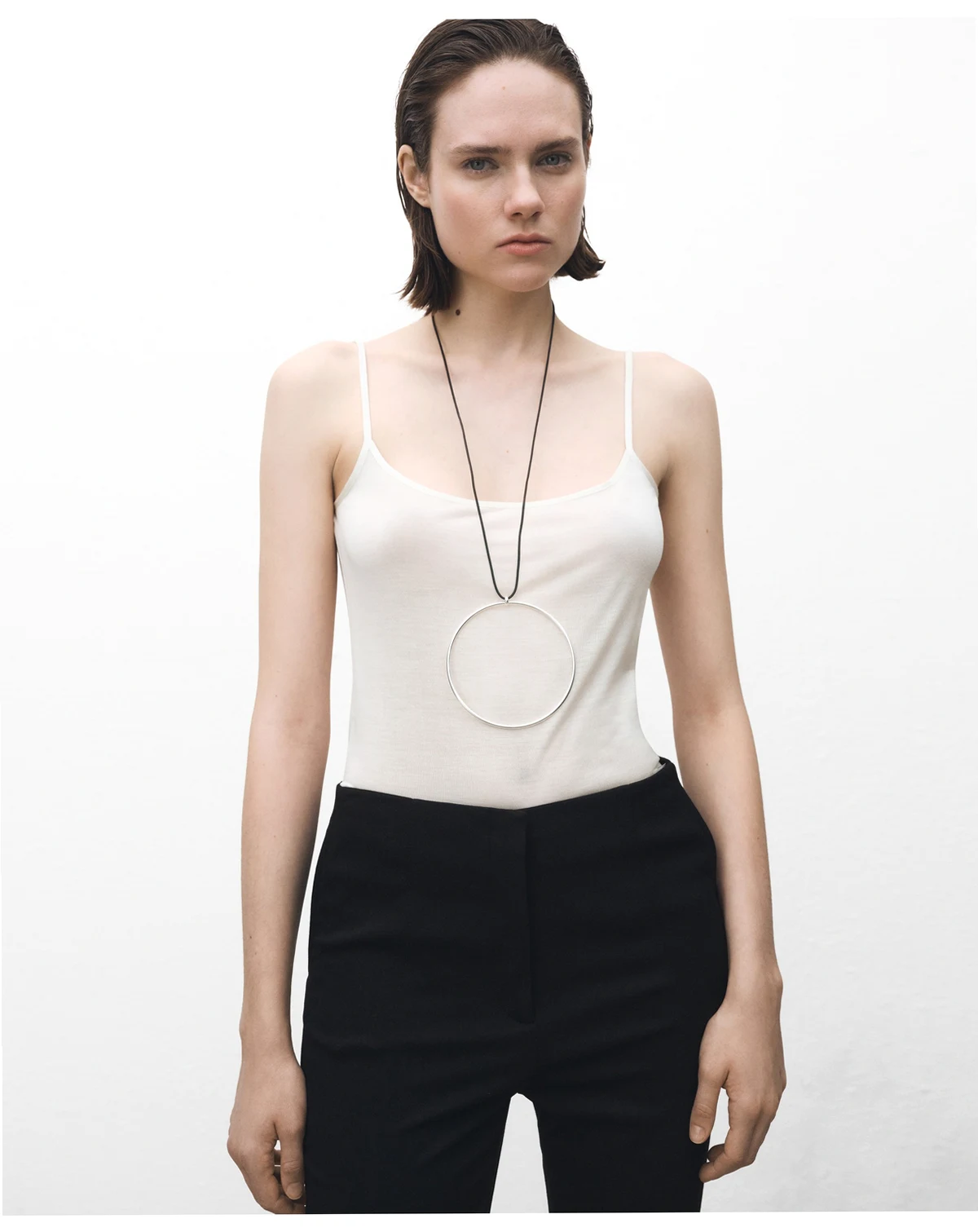 Women's Thin Straps Silk Top