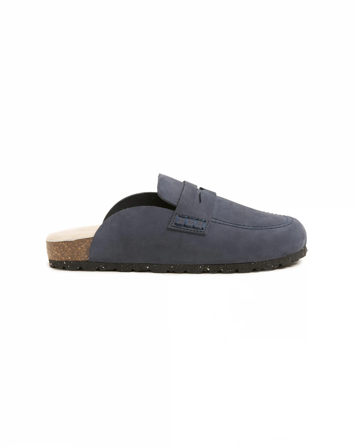 Sheep Lined Penny Loafer Clog