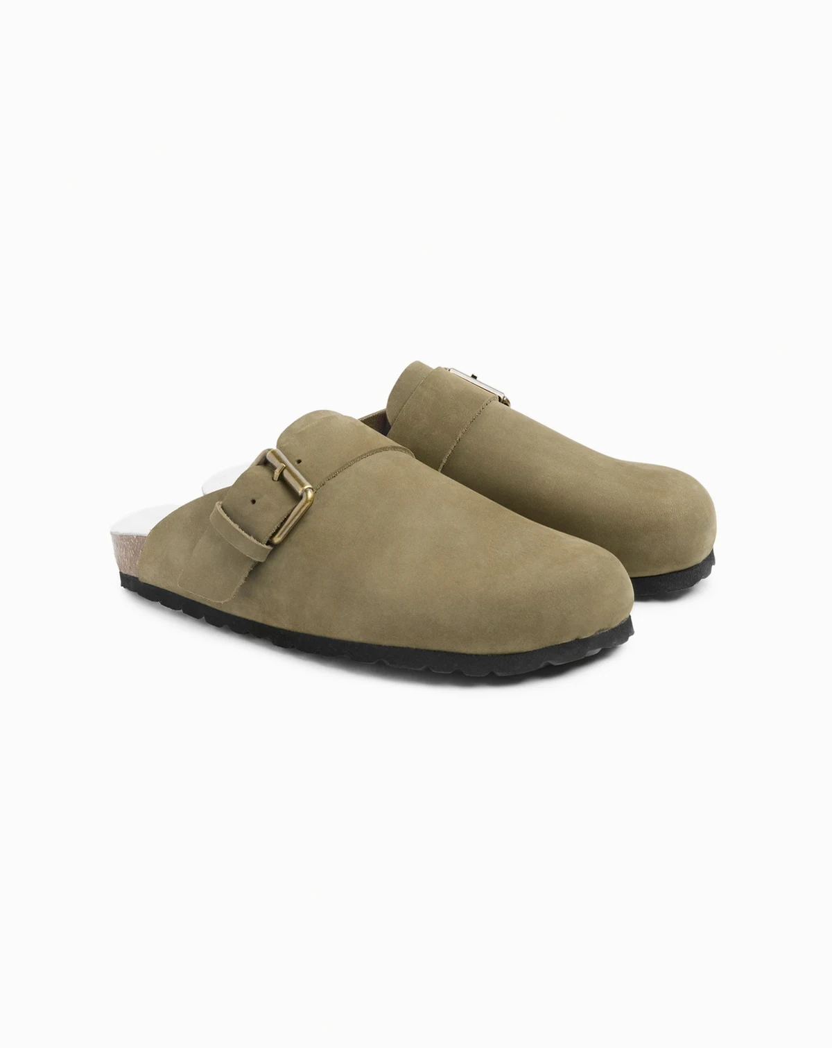 Sheep Lined Strap Detail Clog
