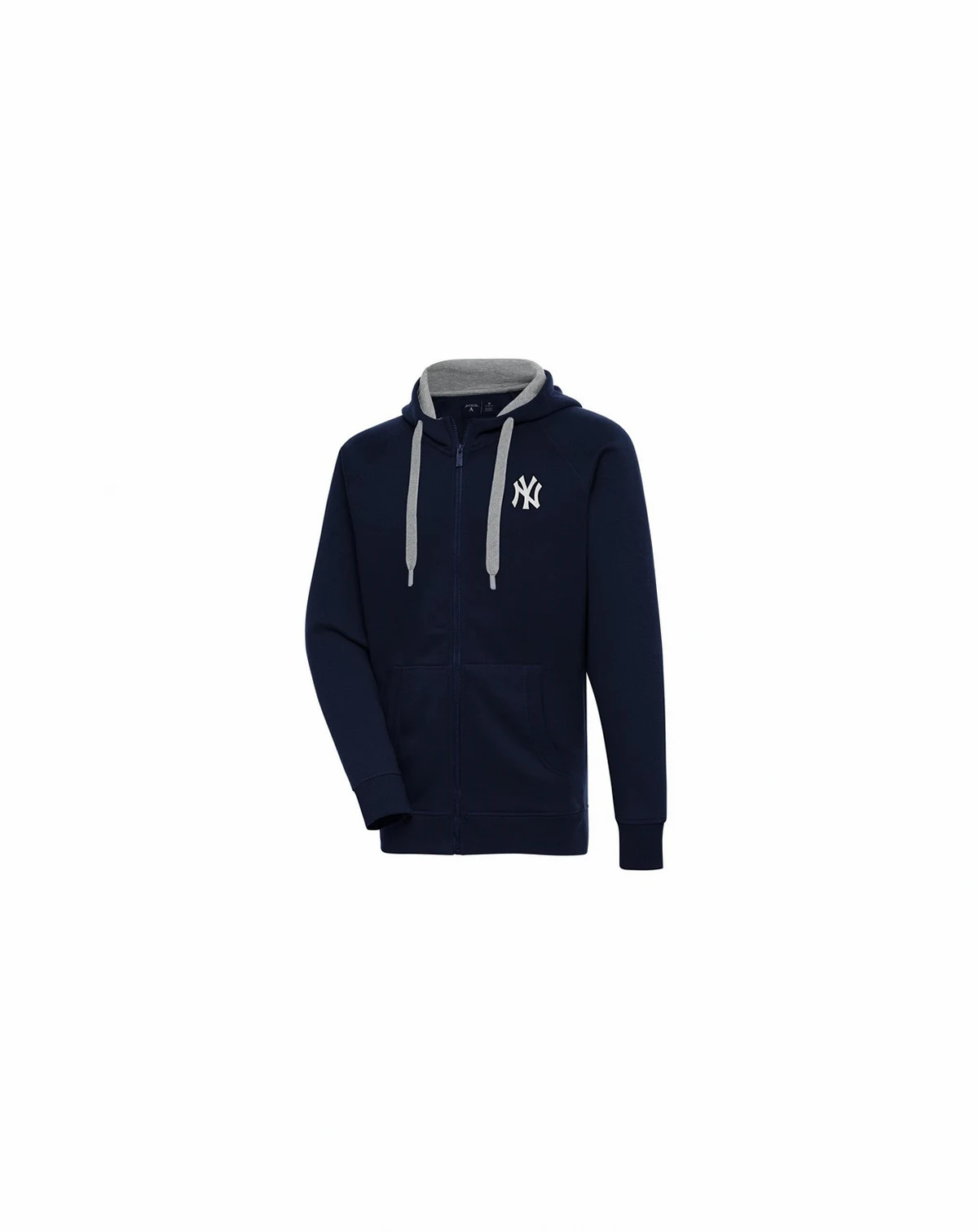 Men's Navy New York Yankees Metallic Victory Full-Zip Hoodie Jacket