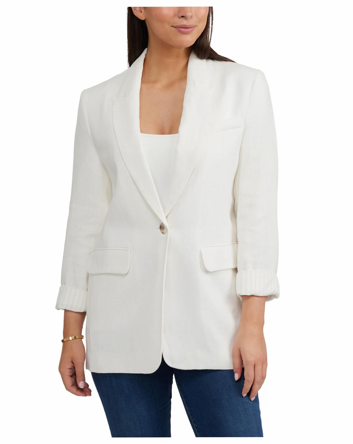 Women s Blazer with Contrast Lining