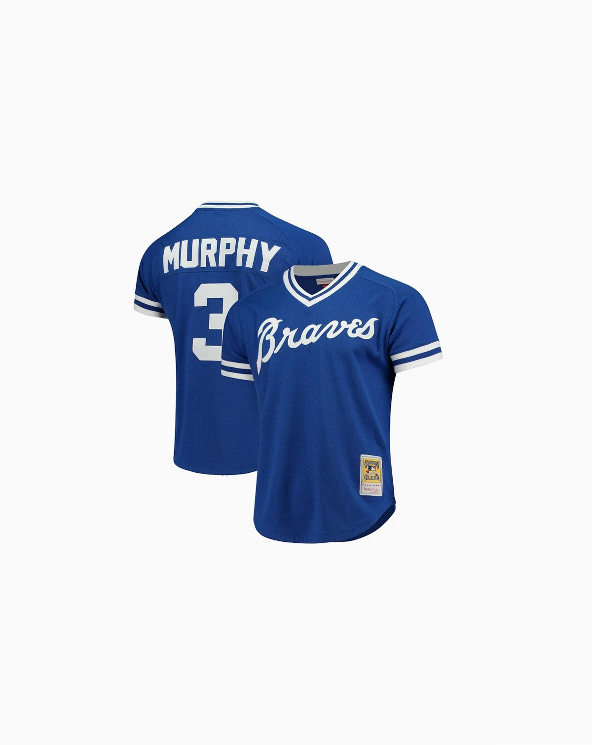 Men's Dale Murphy Royal Atlanta Braves Cooperstown Mesh Batting Practice Jersey