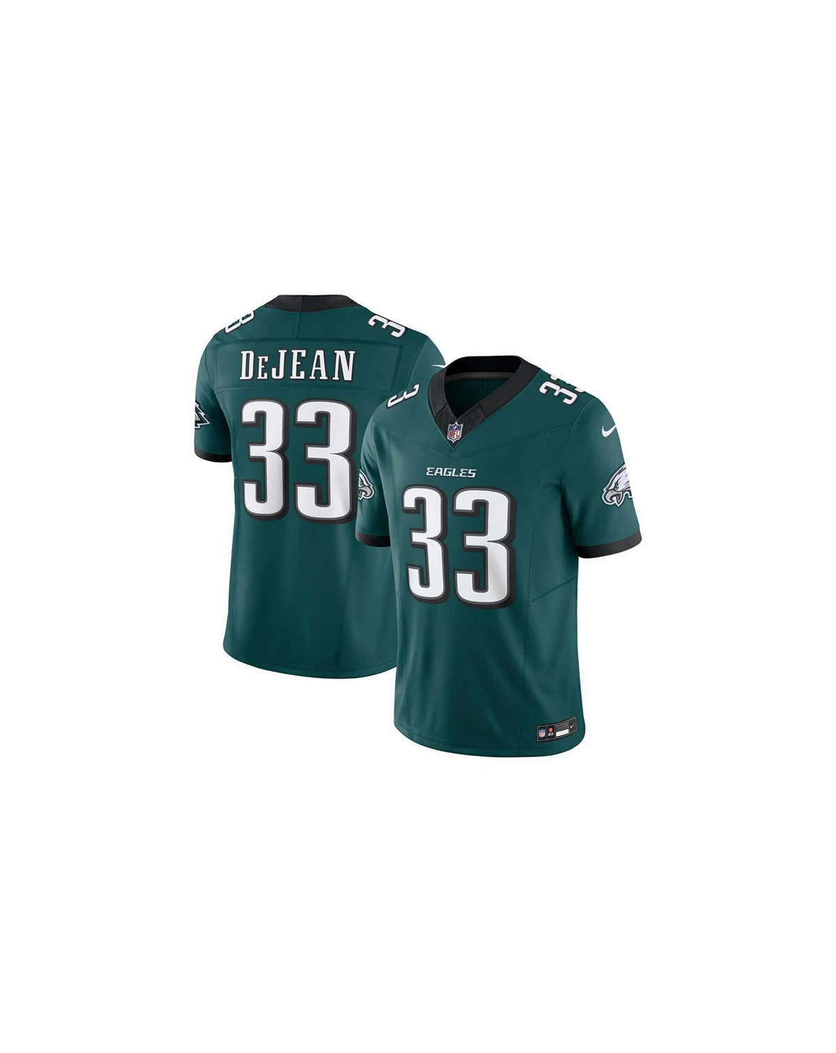 Men's Cooper DeJean Midnight Green Philadelphia Eagles Team Vapor F.U.S.E. Limited Jersey