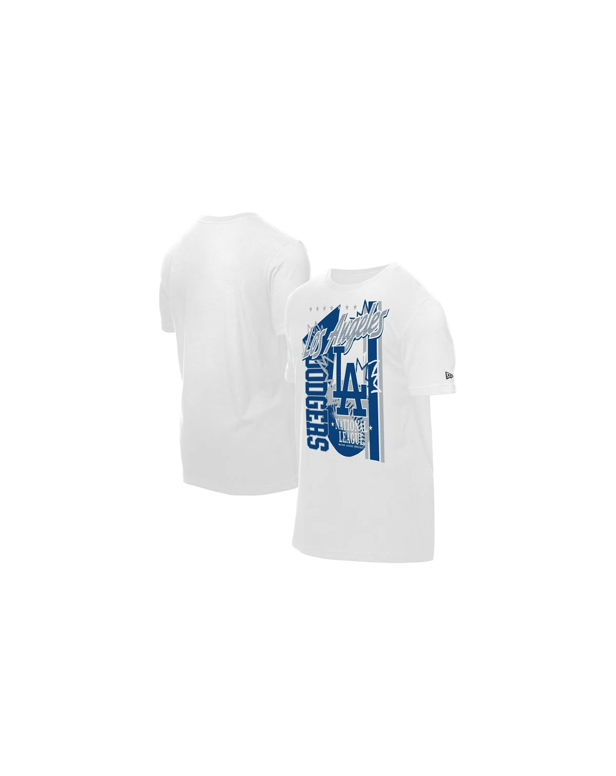 Men's White Los Angeles Dodgers Big Graphic Domestic T-Shirt