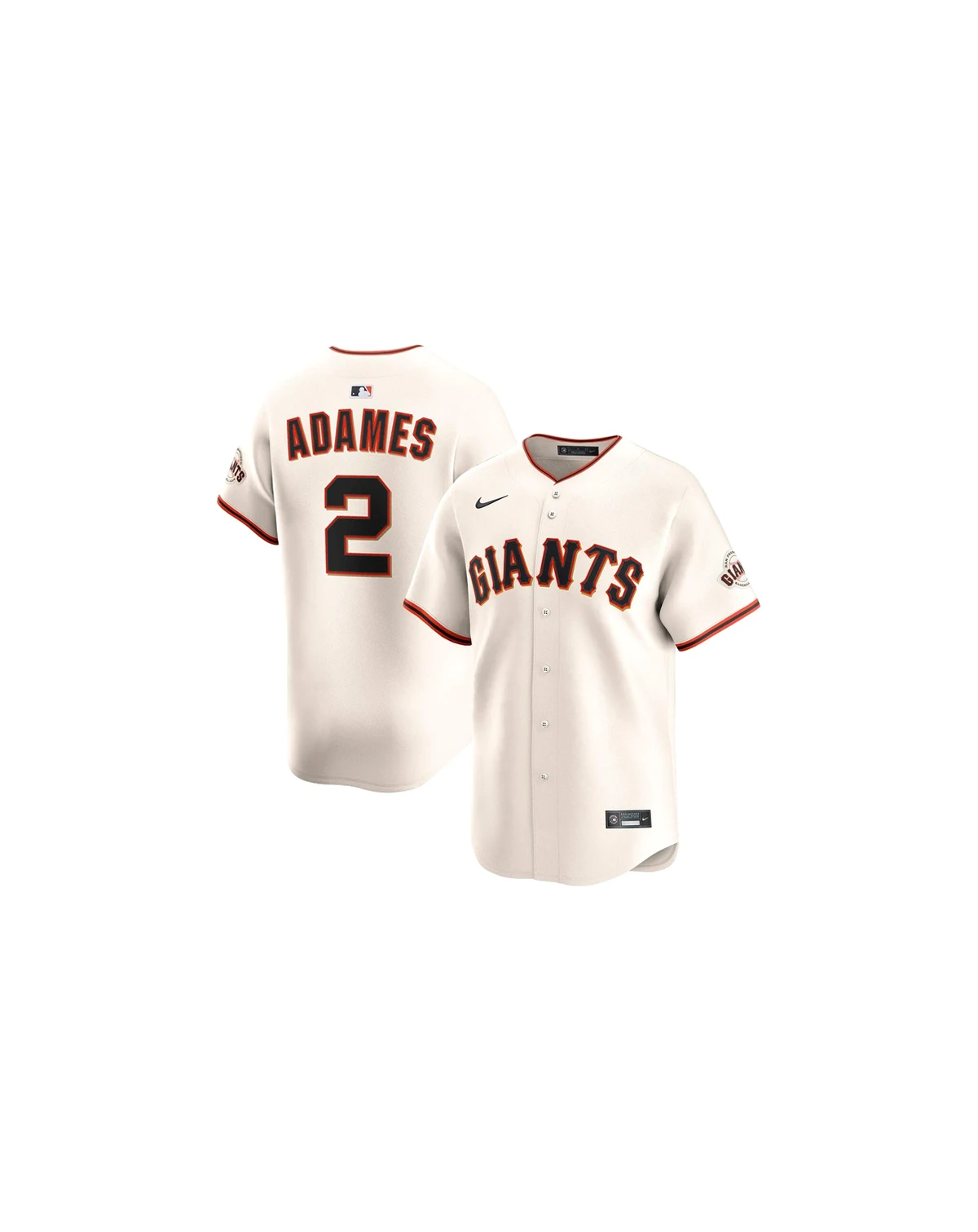 Men's Willy Adames Cream San Francisco Giants Alternate Limited Player Jersey