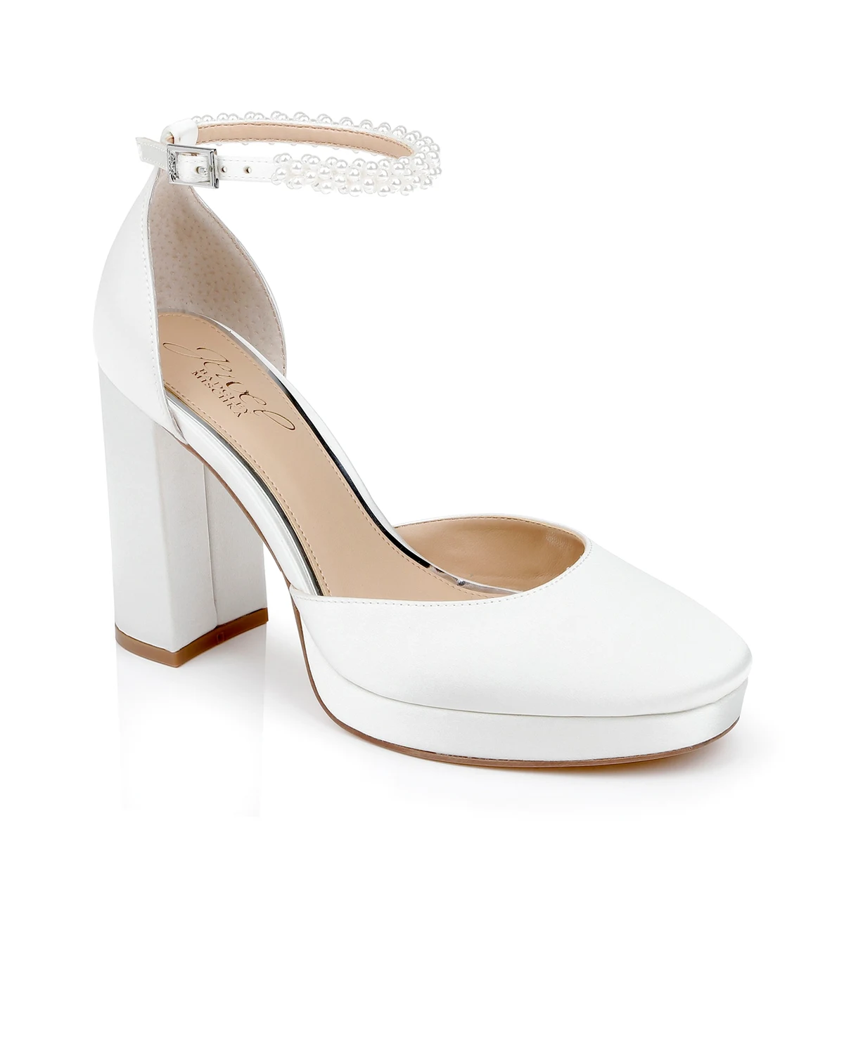 Women's Noble Bridal Block Heel Pumps